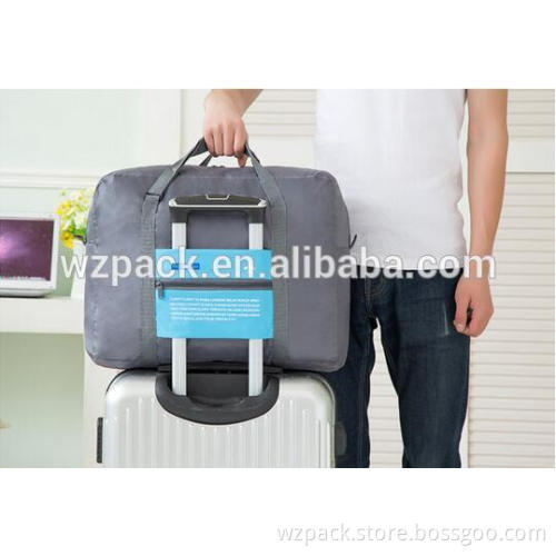 2016 Promotional OEM Foldable Bag Business Trip Durable Sports Gym Duffle Bag Portable Traveling Bag